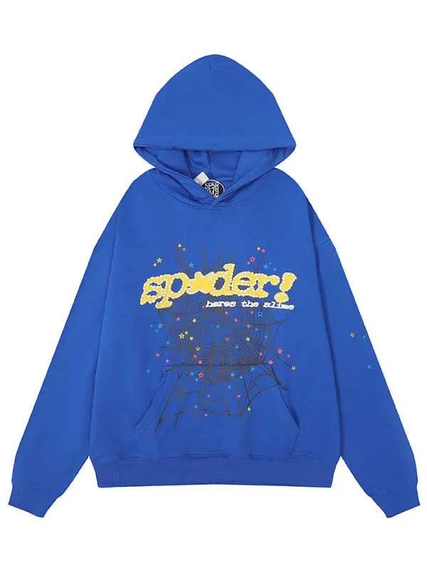 Girls Spider Hoodies With Rhinestone Letter Pattern - Emma Bridess