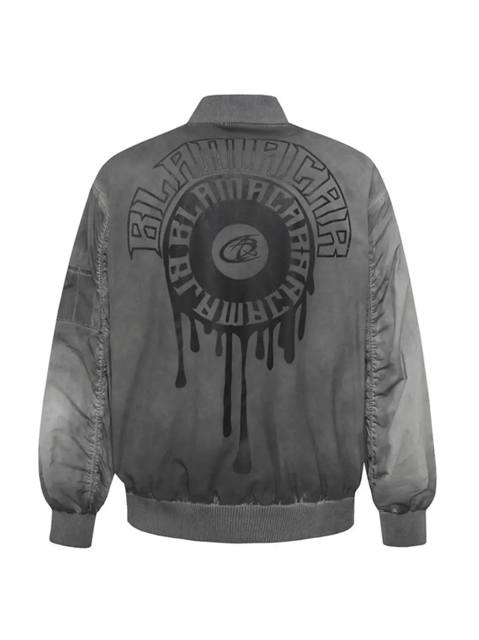 High Street Letter Print Flight Jackets for Men Emma Bridess