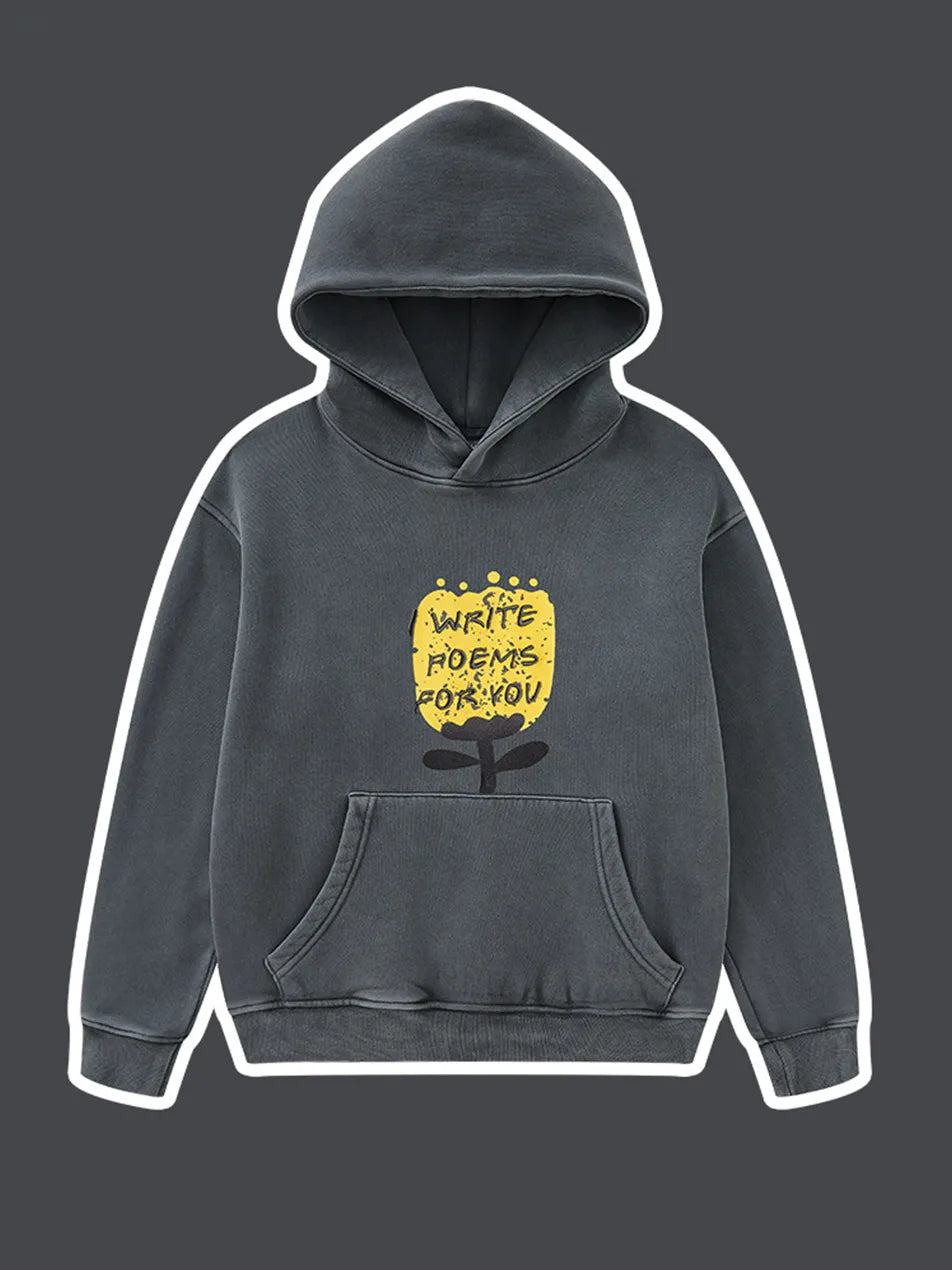 I Write Poems to You Kids Hoodie