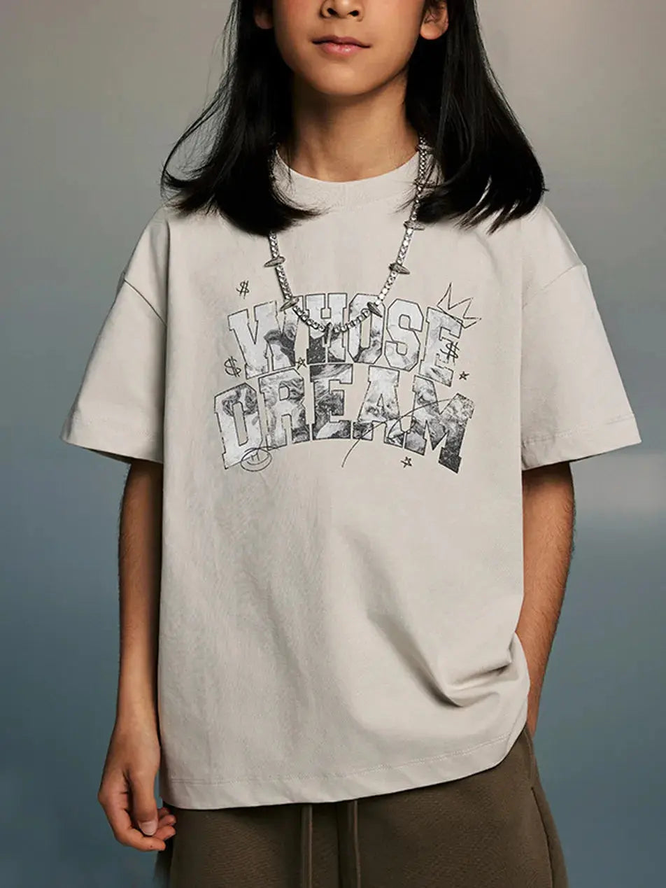 Kids Letter Printing T-shirts