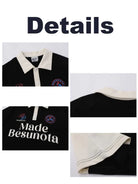 Half Button Classic American Polo Tops