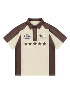 American Style Star Zip Polo Shirt