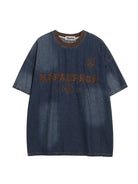 Drop Shoulder Denim T-shirt