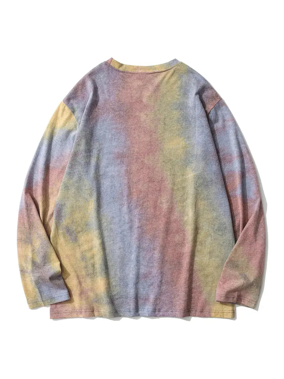 Colorful Tie Dye Long Sleeve T-shirt