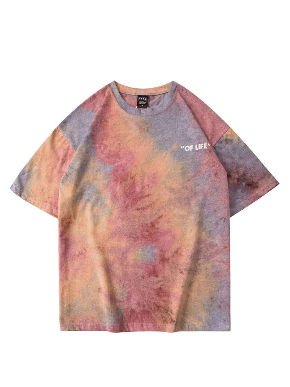 Colorful Tie Dye Short Sleeve T-shirt