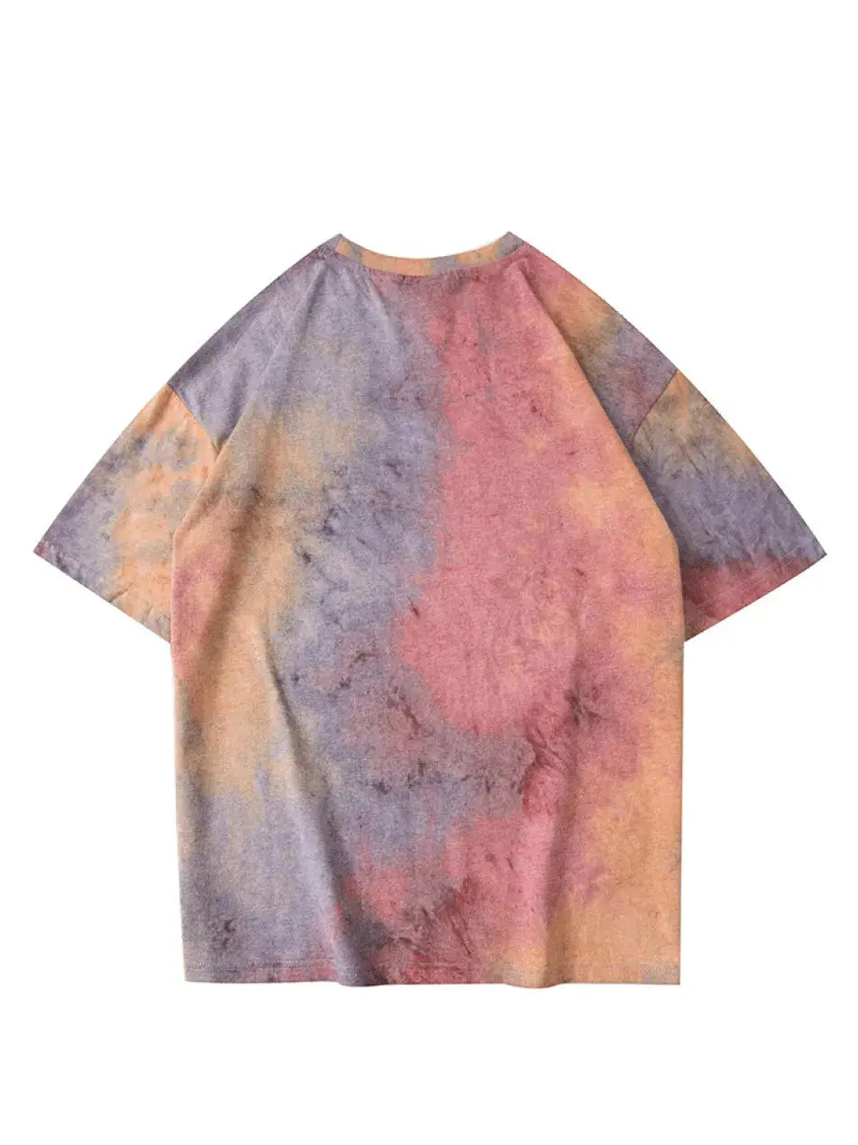 Colorful Tie Dye Short Sleeve T-shirt