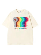 Color Block Character Print T-shirt