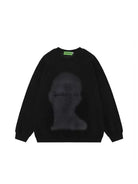 Men's Washed Portrait Letter Sweatshirt - Emma Bridess