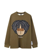 Boy Cartoon Graphic Casual Sweatshirt - Emma Bridess