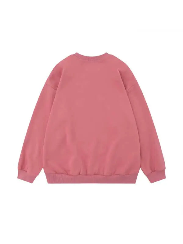 Girl's Round Neck Long Sleeve Sweatshirt - Emma Bridess