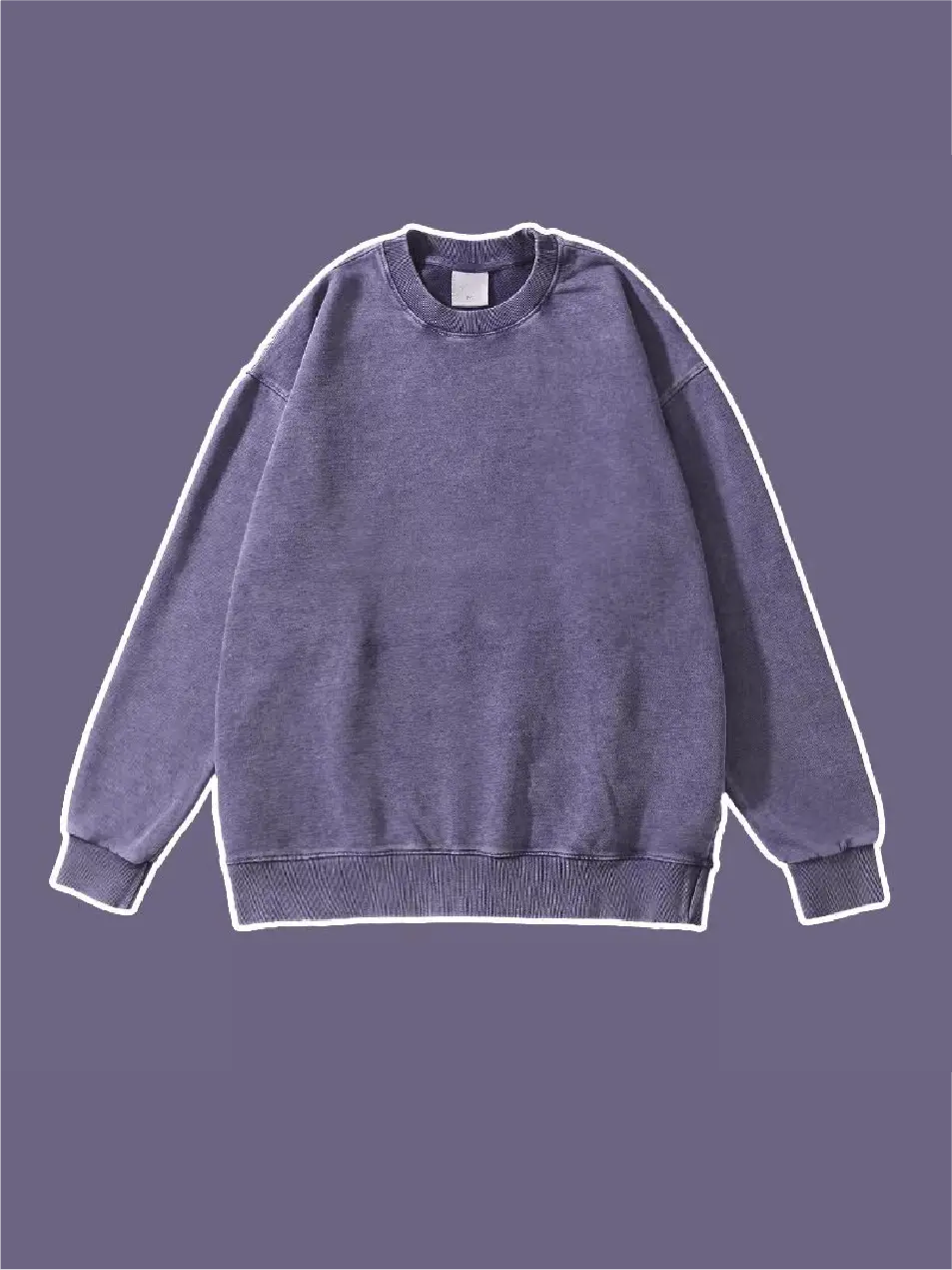 450g Washed Vintage Cotton Sweatshirts - Emma Bridess