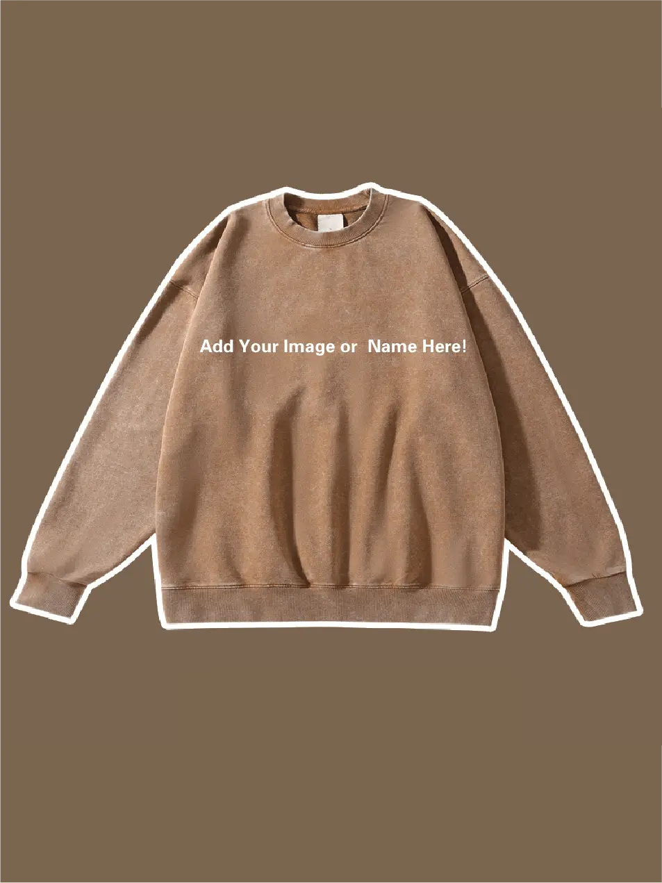 Custom Washed Vintage Cotton Sweatshirts - Emma Bridess