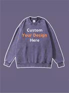 Custom Your Design Here Embroidery Sweatshirt