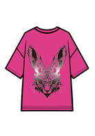 270g Cotton Easter Future Rabbit Printed Wash Old T-shirt