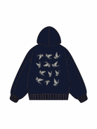 320g Back Butterfly Printed Cotton Hoodie Emma Bridess