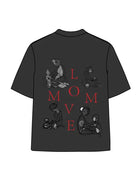 270g Cotton Love Mom Back Printed Wash Old T-shirt for Mom Emma Bridess