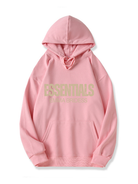 320g Essentials Life is Short Letter Printed Cotton Hoodie Emma Bridess