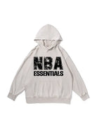 360g NBA Essential Letter Printed Wash Old Cotton Hoodie Emma Bridess