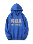 320g NBA Essential Golden Letter Printed Cotton Hoodie Emma Bridess