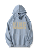 320g King Essential Golden Letter Printed Cotton Hoodie Emma Bridess