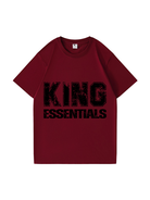 240g King Essentials Letter Printed  Cotton T-shirt Emma Bridess