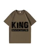 240g King Essentials Letter Printed  Cotton T-shirt Emma Bridess