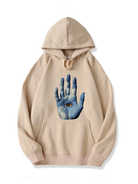 320g All-Seeing Eye Blue Cotton Hoodie Emma Bridess