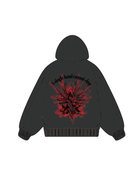 320g Eye of Providence Red Cotton Hoodie Emma Bridess