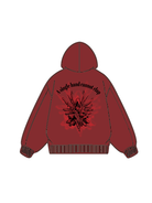 320g Eye of Providence Red Cotton Hoodie Emma Bridess