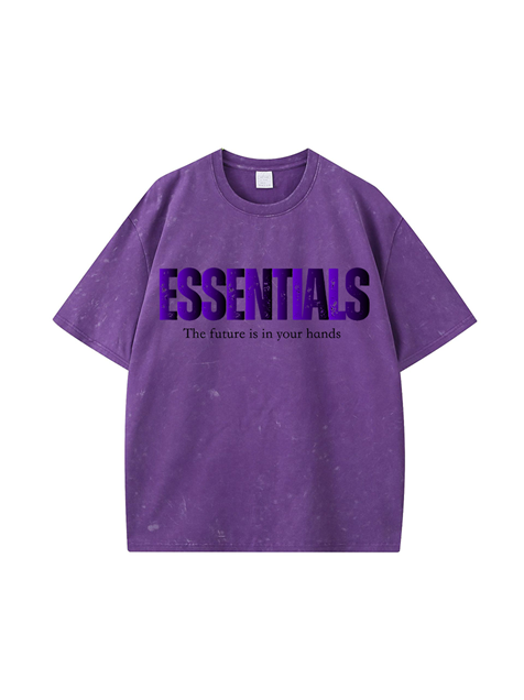 270g Essentials The Gospel Hand Printed Wash Old Cotton T-shirt Emma Bridess