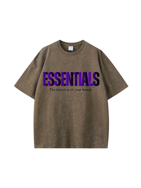 270g Essentials The Gospel Hand Printed Wash Old Cotton T-shirt Emma Bridess