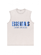 230g Essentials Peace Bird Wash Old Cotton Sleeveless T-shirt Emma Bridess