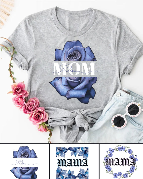 240g Rose Cotton T-shirt for Mom Emma Bridess