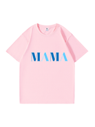 240g MAMA Abstract Heart Line Printed Cotton T-shirt Emma Bridess