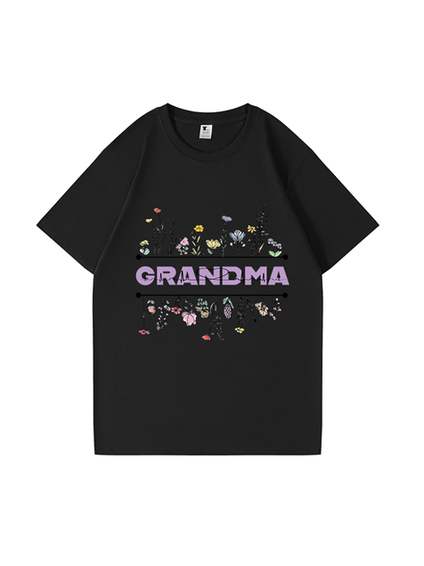 240g Floral Grandma Cotton T-shirt Emma Bridess