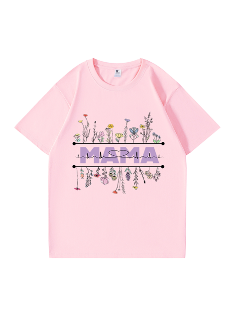 240g Floral Mama Cotton T-shirt Emma Bridess