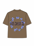 270g Mom Garland Printed Wash Old Cotton T-shirt Emma Bridess