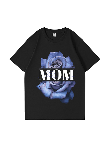 240g Rose Cotton T-shirt for Mom Emma Bridess