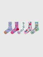 5 PCS Forest Mid-tube Socks