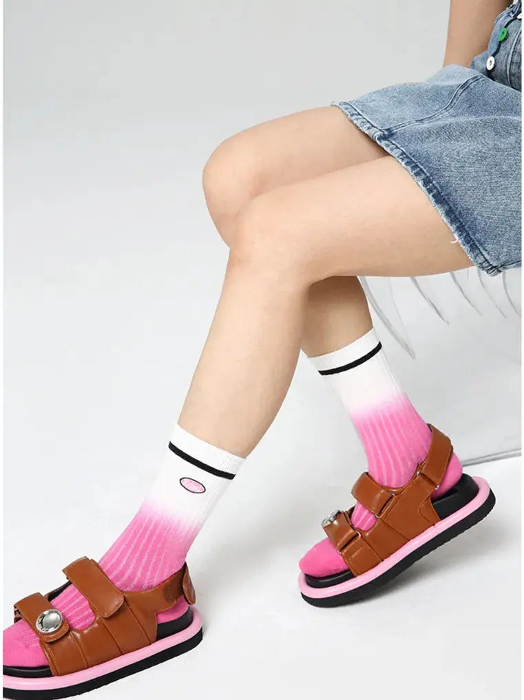 5 PCS Cool Girl Mid-tube Socks