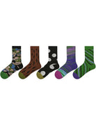 5 PCS Oil Painting Mid-tube Socks