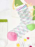 5 PCS Geometry Midtube Socks