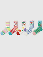 5 PCS Colorful Cartoon Socks