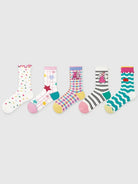 5 PCS Colorful Cartoon Socks