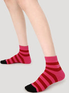 5PCS Colored Dotted Athletic Ankle Socks