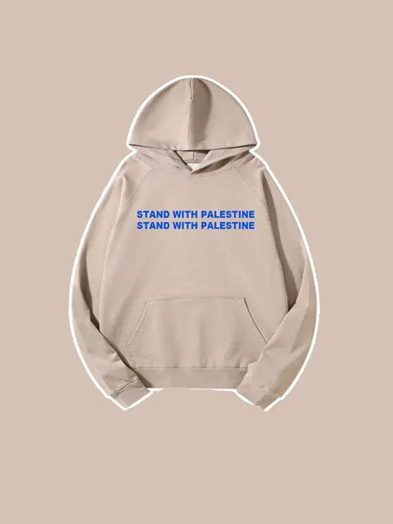 460g Stand with Palestine Cotton Hoodie Emma Bridess