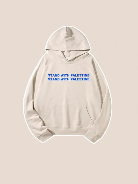 460g Stand with Palestine Cotton Hoodie Emma Bridess