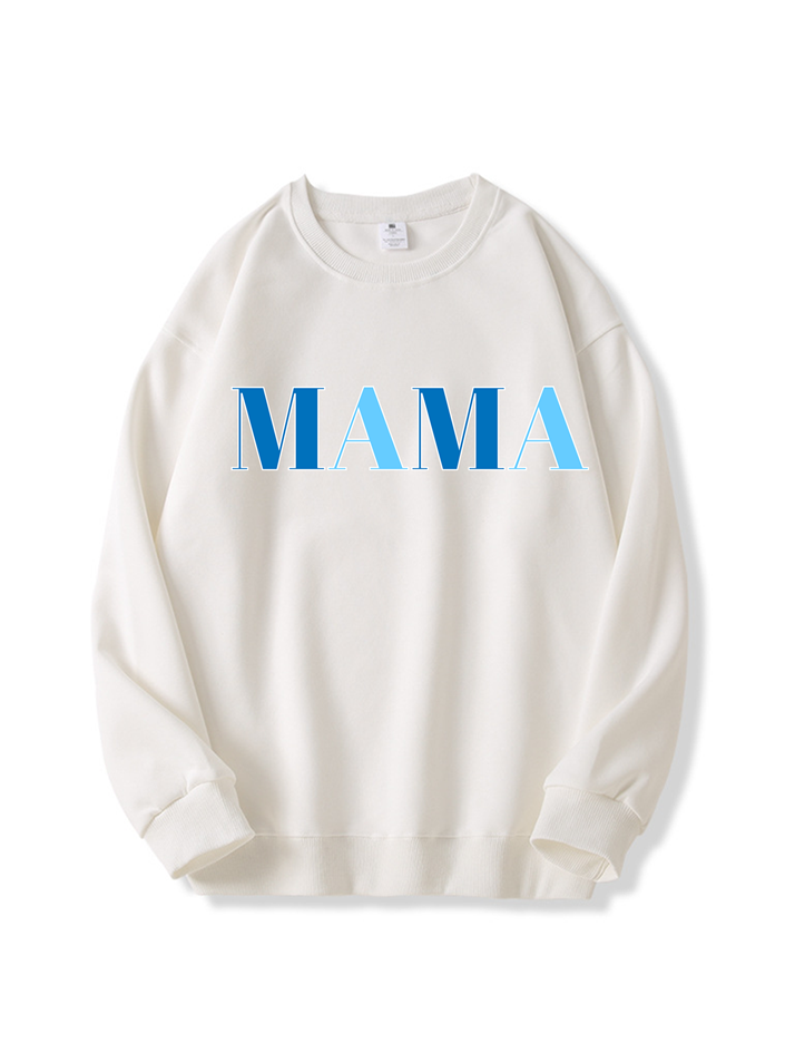 320g MAMA Abstract Heart Line Printed Cotton Sweatshirt Emma Bridess