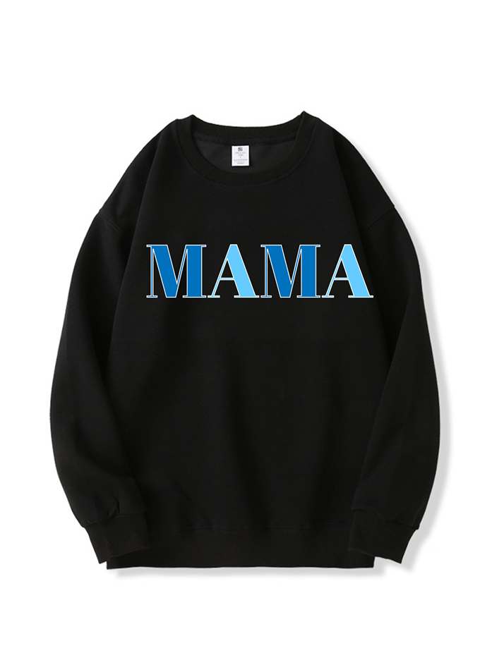 320g MAMA Abstract Heart Line Printed Cotton Sweatshirt Emma Bridess