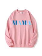 320g MAMA Abstract Heart Line Printed Cotton Sweatshirt Emma Bridess